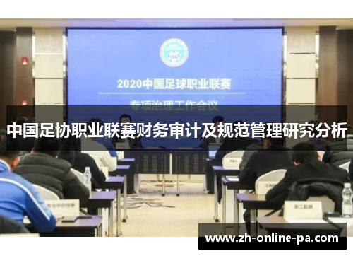 中国足协职业联赛财务审计及规范管理研究分析